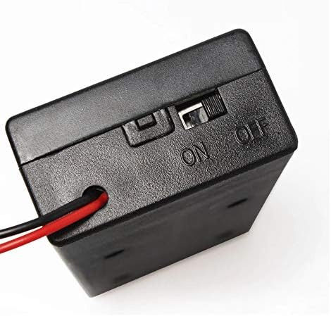 18650 Twin Battery Holder Box With DC Plug ON/OFF Switch 2x18650 Lithium Battery holder Case by HAYATEC (1 Box, With ON/OFF Switch) - Image 4