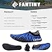 CIOR Men Women and Kids Quick-Dry Water Shoes darkweight Aqua Socks For Beach Pool Surf Yoga Exercise,CT1605,Blue,44.45