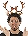 elope Reindeer Antlers Costume Headband for Adults and Kids Standard