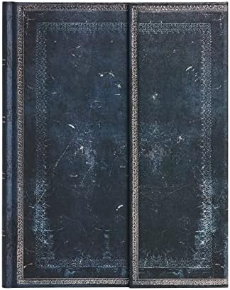 Black Moroccan Midi Lined Hardcover Journal, 144pg, 120GSM by