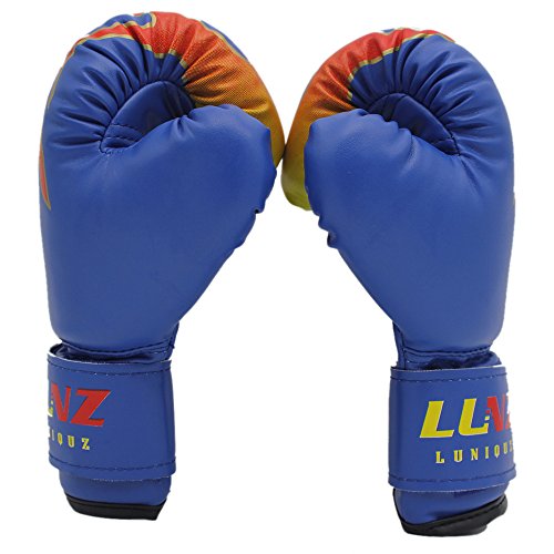 6oz Kids Boxing Gloves,PU Leather Children Junior Sparring MMA Kickboxing Training Gloves,Age 3-10 Years