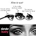 Turelifes 4D Silk Fiber Lash Mascara Make a Curl, Thick & Long Eyelash Waterproof and Smudge-proof Eyes Makeup Black (MACFEE)