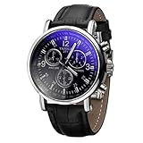 Clearance!Mens Analog Watches ,Canserin Luxury Crocodile Faux Leather Watch