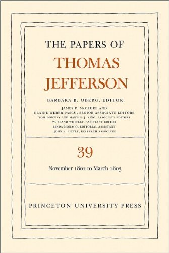 The Papers of Thomas Jefferson, Volume 39: 13 November 1802 to 3 March 1803