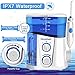 Nicefeel Upgrade UV Sterilize Water Flosser, Quiet Design 1000ml High-Volume 10 Adjustable Presure Countertop Denten Oral Irrigator with 7 Multifunctional Tips for Family FDA Approved