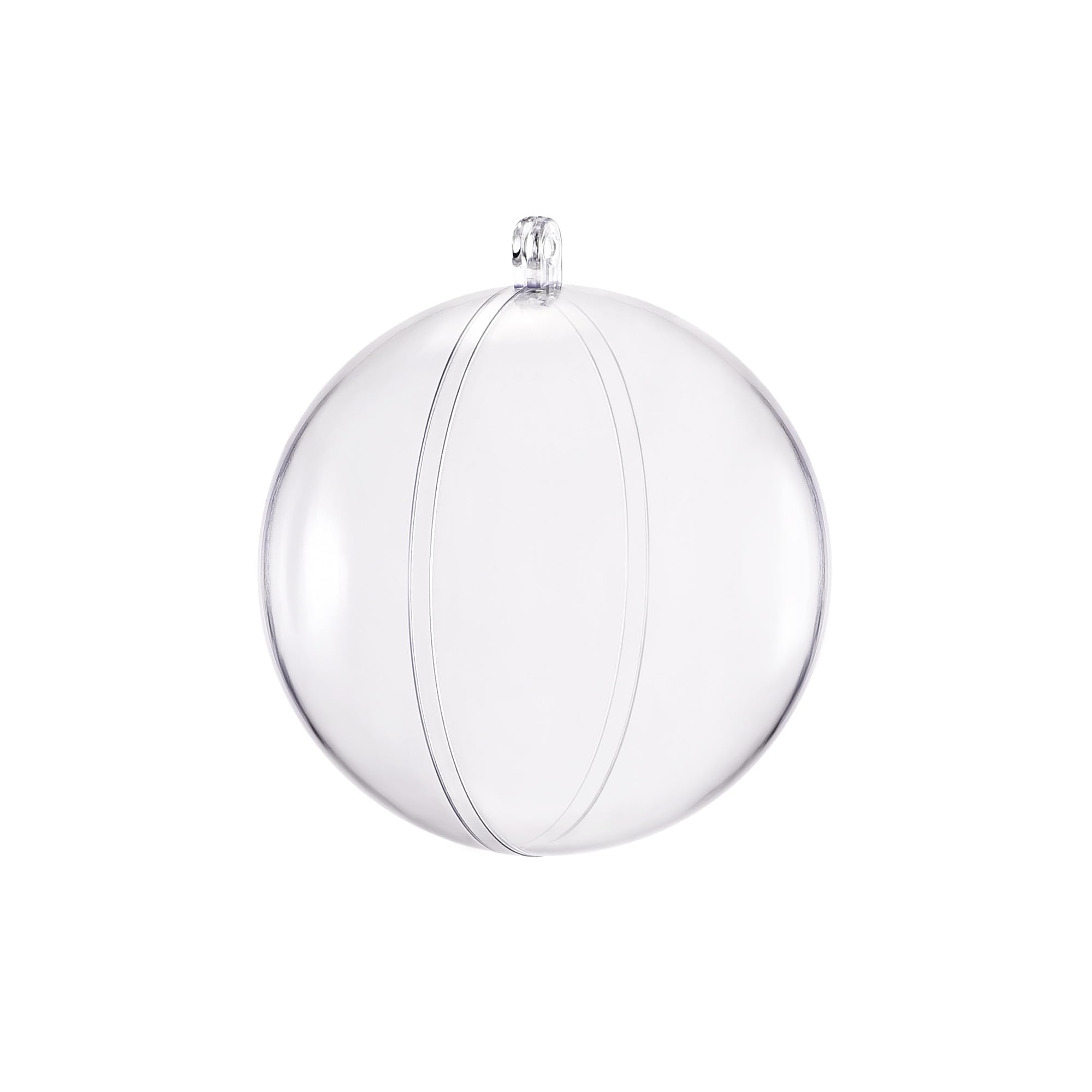 sourcing map 12pcs 1 3/16-inch(30mm) Clear Plastic Ornaments Ball