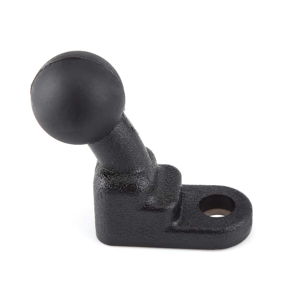 Keenso Motorcycle Mirror Mount, Universal Motorcycle Mirror Mount Bracket Motorcycle Ball Mount Gps Windshield Mount Holder Isolate Dampens Shock Base with 10mm Hole