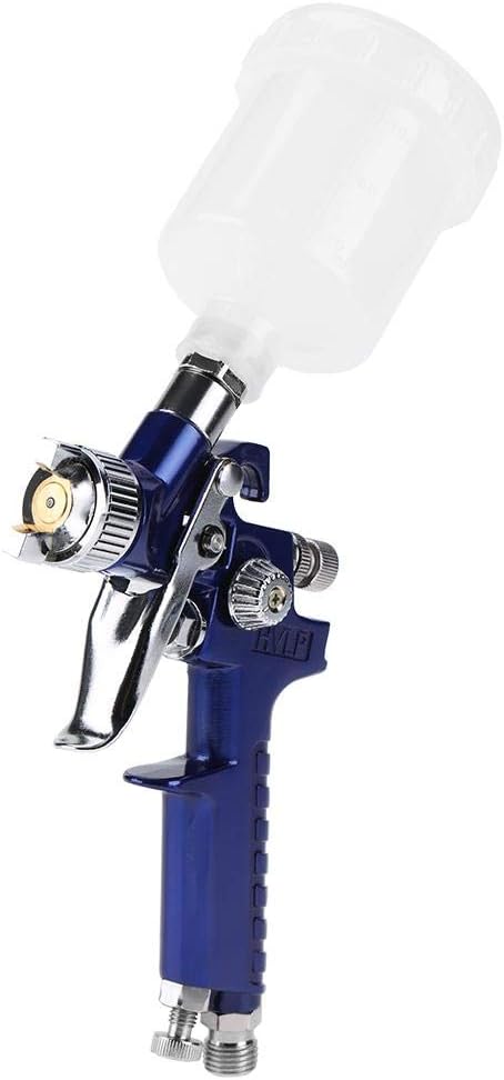 Air Spray Gun, Pneumatic Gravity Feed Paint Sprayer with 1.0mm Nozzle and 125ml Cup - Image 5