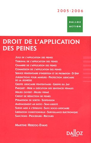 Droit de l'application des peines