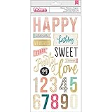 Crate Paper 683693 Maggie Holmes Confetti Chipboard Phrases