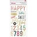 Crate Paper 683693 Maggie Holmes Confetti Chipboard Phrases
