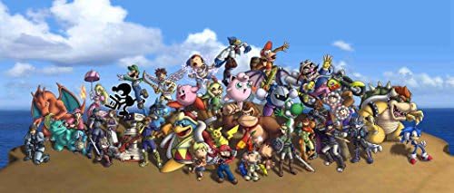 Canvas Print Home Decor Art Painting (No Frame), Super Smash Bros, Nintendo, Marie