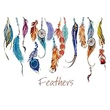 Classic Creative Dream Catcher Feather Wall Sticker Art Decal Mural