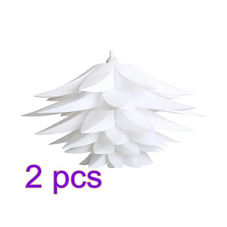 Buy Osaladi 2 Diy Lotus Chandelier Pp Pendant Lampshade Ceiling