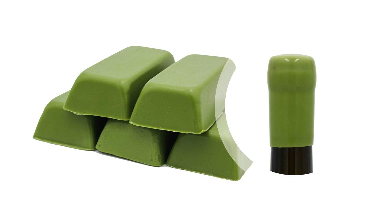 Generico Green Shellac 500 g or Soft Sealing Wax for Sealing Bottles of Wine, Beer, Grappa, Liquor (Green-02)