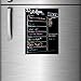 Allan-K Products Weekly Dry Erase Board, Magnetic, 12 x 16, Black