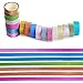 80 Rolls Glitter Washi Masking Tape Set,Great for DIY Decor Scrapbooking Sticker Masking Paper Decoration Tape Adhesive School Supplies