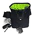 DOG TREAT BAG for TRAINING, WALKING - durable with pockets for everything . . .2 piece bundle includes FREE tennis ball toy by new tricks
