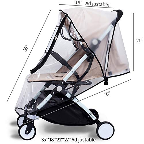 Travel System Stroller And Car Seat Stroller Rain Cover,Universal