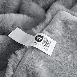 Cozy Bliss Faux Fur Throw Blanket for Couch, Fuzzy