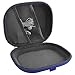 Geekria Shield Headphones Case Compatible with Sony MDR-ZX330BT/ZX310AP/ZX300/ZX110, Replacement Hard Shell Travel Carrying Bag with Cable Storage (Blue)