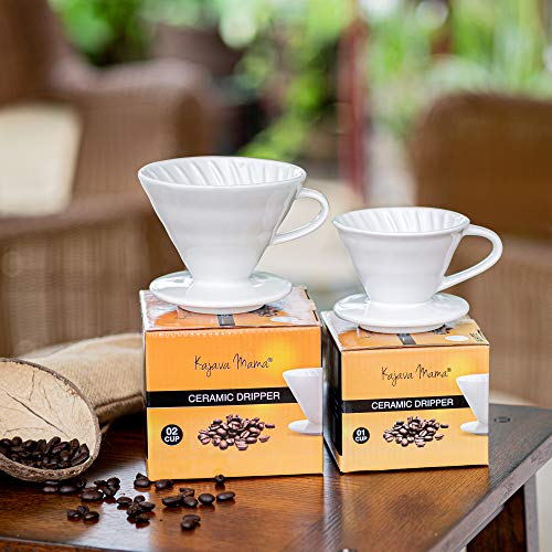 Kajava Mama Pour Over Coffee Dripper Ceramic Slow Brewing Accessories