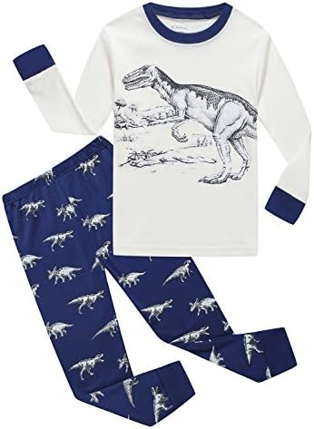 IF Pajamas Boys Truck Bulldozer Little Kids Pjs Sets 100% Cotton Toddler Sleepwears