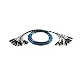 Whirlwind Audio Multitrack Snake, 8 XLRF to 8