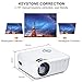 Portable LED Projector, Bestsuri 1080P Multimedia Home Theater Video Projector Support HDMI, USB, SD Card, AV for Home Cinema, TV, Laptops with HDMI Cablethumb 4