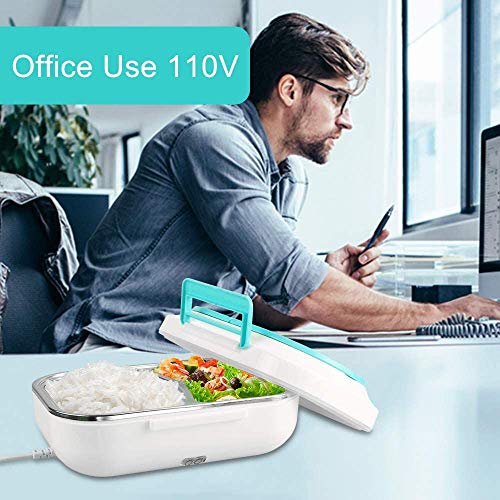 Electric Heating Bento Lunch Box Food Heater 12V 110V Dual Use Car Home