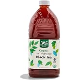 365 by Whole Foods Market, Organic Unsweetened Black Tea, 64 Fl Oz (Pack of 6)