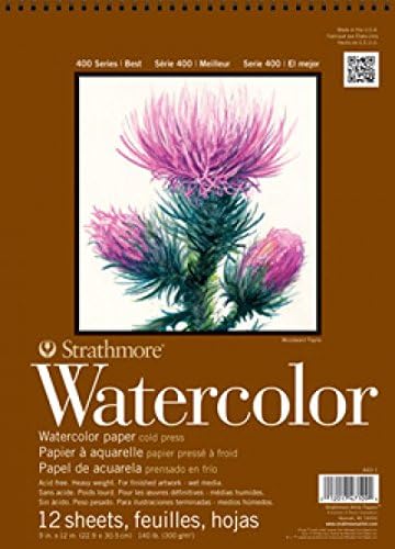 StrathmoreStrath W.Color 400 11X1512SHT 130LBS, Paper, White, 11" x 15"