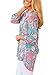 Dokotoo Womens Summer Elegant Ladies Long Sleeve V Neck Print Tunic Blouses and Shirts Under 20 Blue X-Large