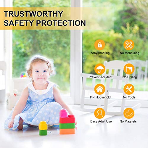 Babepai Outlet Plugs Covers Baby Proofing Electrical Child Protector Safety Caps Wall Plug Socket Covers for US 3-Prong and 2-Prong Durable Accidental Shock Hazard Prevention Guards 50 Pack White - Thumbnail 2