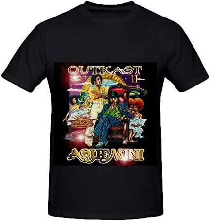 Outkast Aquemini Pop Mens Crew Neck Music Shirts Black