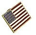 Forge American Flag Lapel Pin Proudly Made in USA- Gold Plated Rectangle Bulk
