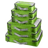 G4Free Packing Cubes 6pcs Set Travel Accessories Organizers Versatile Travel Packing Bags(Green)