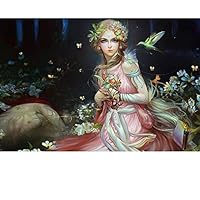 Yingxin34 Fairy Goddess Wooden 1000 Piece Custom Personality Puzzle High Definition Adult Puzzle Decompression Decorative Painting-Puzzle 1000 pcs