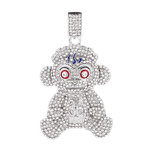 Baby Monkey Pendant Chain Necklace 