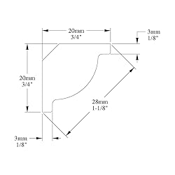 Orac Decor CX132 | High Impact Polystyrene Crown