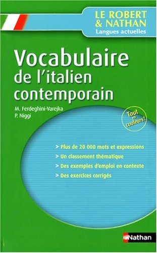 Vocabulaire de l'italien contemporain