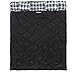 AIRCEE Double 2 Person Queen Size Flannel Liner Double Sleeping Bag With Pillows 15 Degrees (Black)
