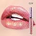6 Colors Lip Gloss, Realdo Makeup Long Lasting Waterproof Prismatic Pearl Matte Lip Gloss