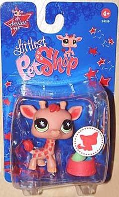 Littlest Pet Shop - SASSIEST - pink Giraffe # 943 - Exklusive - OVP