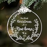 2022 Our First Christmas in Our Home Ornaments
