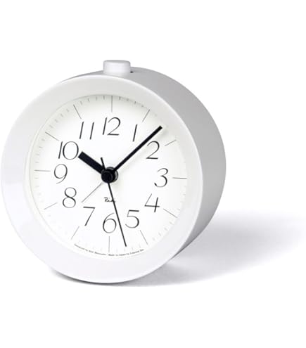 Amazon.com: Remnos WR09-15 BW Lemnos Alarm Clock, Riki Alarm Clock