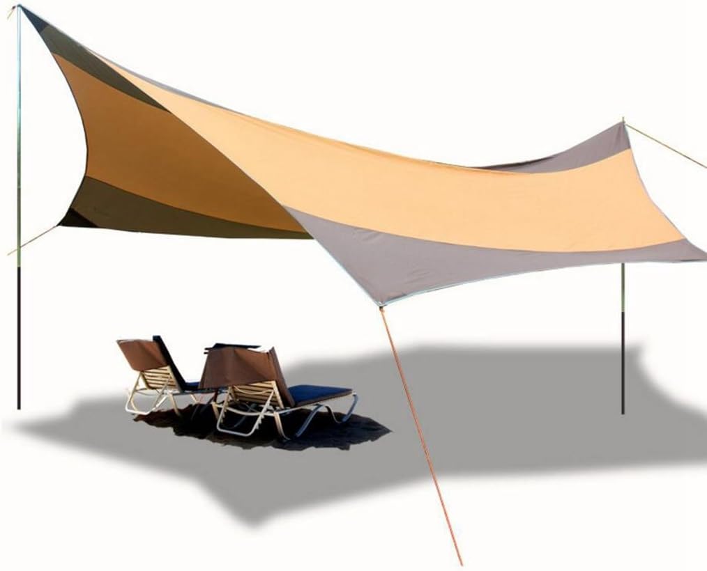 Jingzou Outdoor oversized sky canopy sun arbor shade camping tents sky 550*560cm