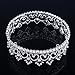 FUMUD Women's Luxury Crystal Tiara Shining Rhinestone Crown for Pageant Wedding Bridal Beauty Contest Prom Party (Full Crown)