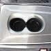 CupHolderHero Compatible with Nissan Rogue Accessories 2014-2020 Premium Custom Interior Non-Slip Anti Dust Cup Holder Inserts, Center Console Liner Mats, Door Pocket Liners 21pc Set (Solid Black)