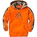 Legendary Whitetails Unisex-Child Kids Camo Outfitter Hoodie, Inferno, Small